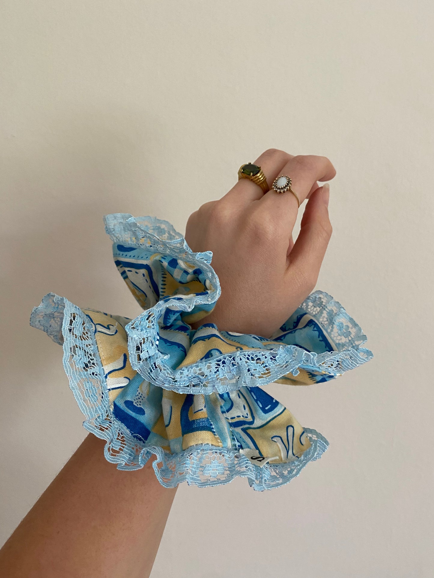 Kitchen Print Scrunchie